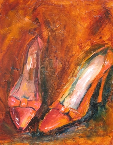 Painting-Still Life-Red Shoes