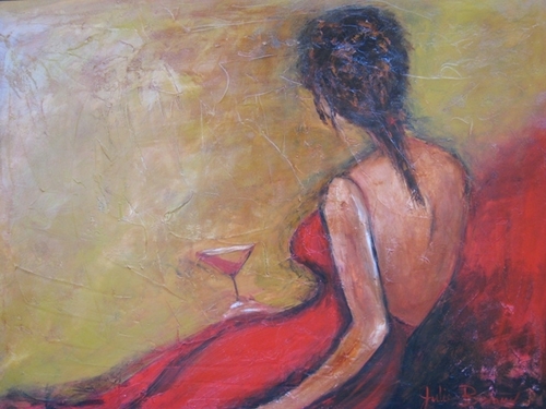 Painting-Lady in Red