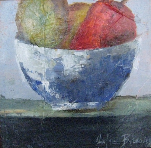 Painting-Still Life-Old Fruit Bowl