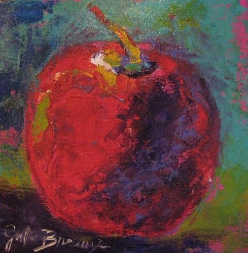 Painting-Still Life-An Apple A Day