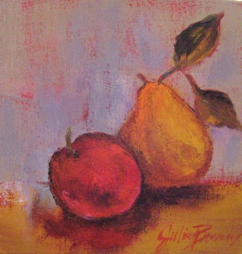 Painting-Apple and Pear