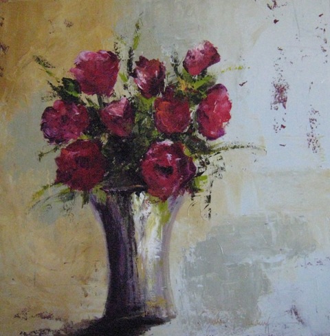 Painting-Floral-Petals of Reds