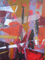 Encaustic, wax, painting, small, abstract, Julia Ris, Julie Ris - Abstract Painting