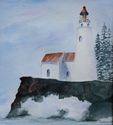 Painting--Watercolor-SeascapeThe Rhythm of the Sea