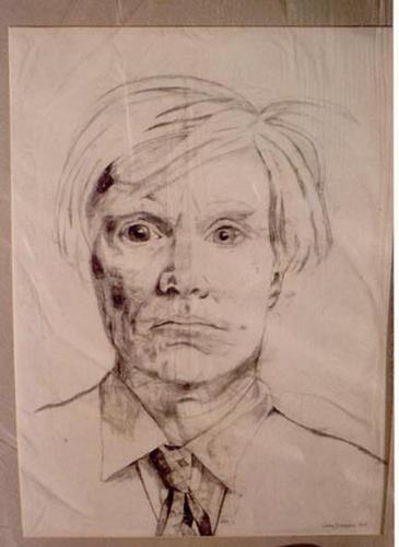 Drawing-Figurative-Sketch Andy Warhol