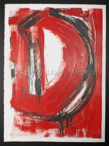 Mixed Media-Red