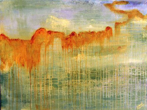 Painting-Abstract-Warmth - Chaos Series