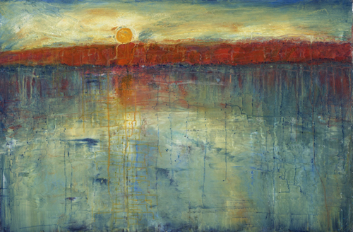 Painting-Landscape-Quiescent Reflection