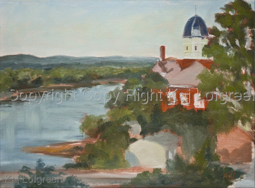 Painting-Plein Air-View from Hermann
