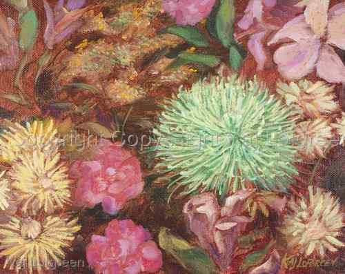 Painting-Floral-Flower Fusion