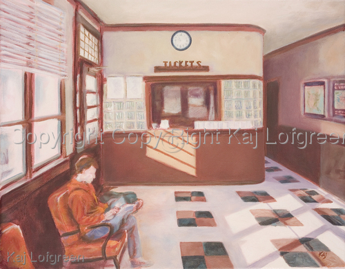 Painting-Animals-Waiting at La Plata