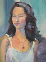 Portrait - Girl with Pendant