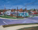 Painting--Oil-CityscapeTrain Crossing
