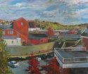 Painting--Oil-CityscapeDowntown