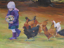Painting--Oil-FigurativeFeeding Time