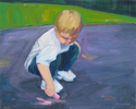 Painting--Oil-FigurativePink Chalk