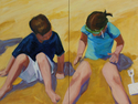 Painting--Oil-FigurativeCovered In Sand