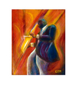 Karen LaBach - Figurative Painting Oil paintings, RED HOT, bold - Figurative Painting
