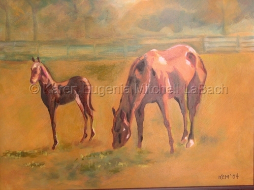 Painting-Oil-First Day Out