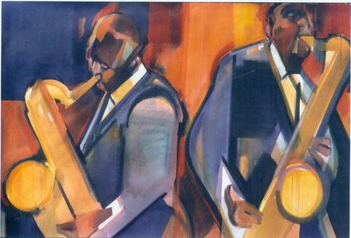 Painting-Oil-Blues Battle