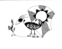 Baby-dino bird