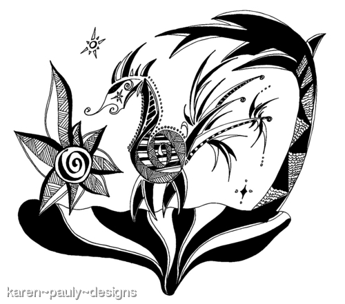 Drawing-magical island