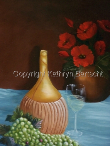 Wine and Flowers