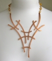 Kathryn Babboni - Necklaces Jewelry Katrynka Ink,jewelry,necklace,copper,mother-of-pearl,carnelian,forged,riveted,fabricated,green,reclaimed copper,handmade,art jewelry - Necklaces Jewelry