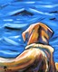 Print Making-Tahoe Dog 1