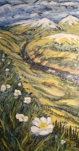 Painting-Mountain Avens