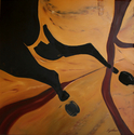 Painting--Oil-AbstractSpirit Trap II