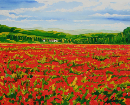 Painting-Landscape-Fields Of Joy