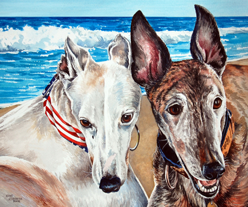 Two Beauties at the Beach