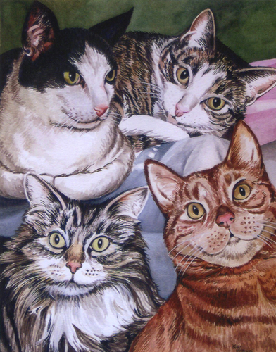 Four Felines