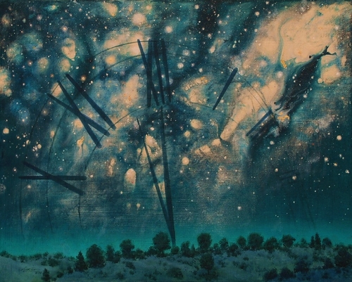 Painting-Symbolism-Time to Go (Ad Astra)