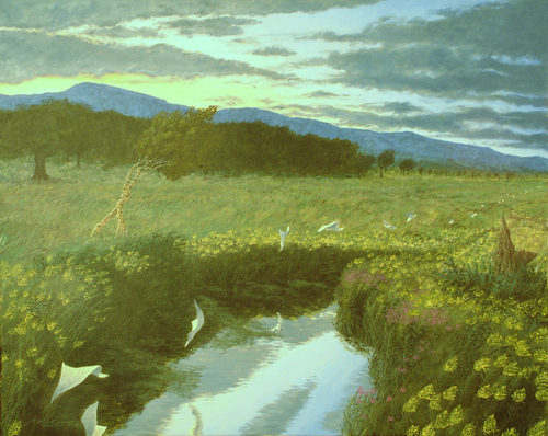 Painting-Landscape-letters to yesterday