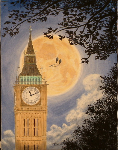 Painting-Symbolism-Two Over London