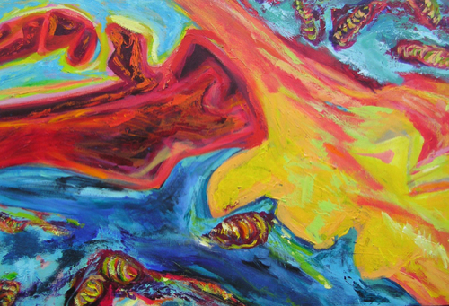 Painting-Abstract-Moving Parts III