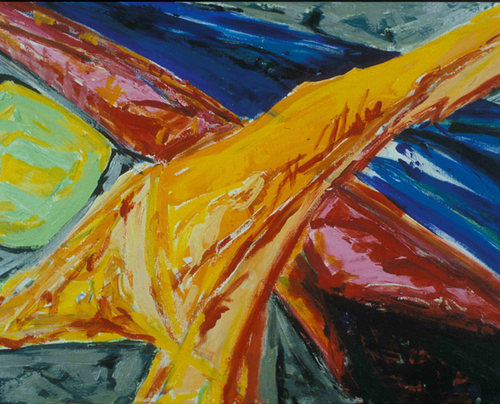 Painting-Abstract-On The Knife Edge II