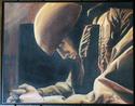 Painting--Acrylic-FigurativePrayerful Soldier