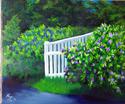 Painting-By The Garden Gate