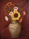Painting--Acrylic-Still LifeVase of Flowers