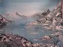 Painting--Oil-SeascapeRocky Cove in Blue