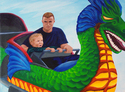 Painting--Acrylic-FigurativeThrill Ride