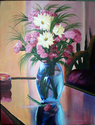 Painting-Still Life Flower Vase