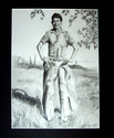 Drawing--Paper-PortraitThe Cowboy