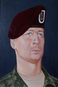 Painting--Acrylic-PortraitSoldier Portrait 82nd