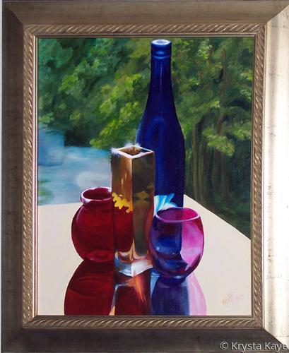 Painting-Still Life-Rainbow Glass