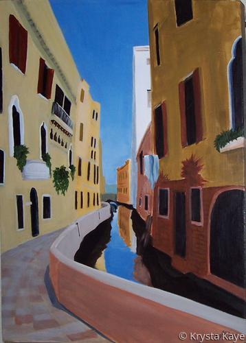 Painting-Cityscape-Venice Scene