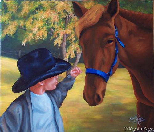 Painting-Genre-The First Time (A Real Cowboy 2)